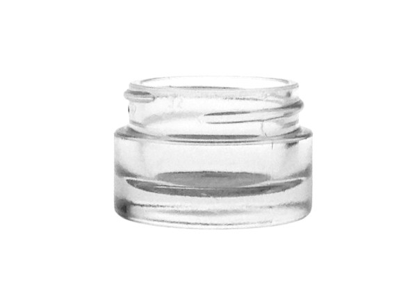 POT CLEOPATRE 15 ML VERRE BLANC BAGUE 40/400